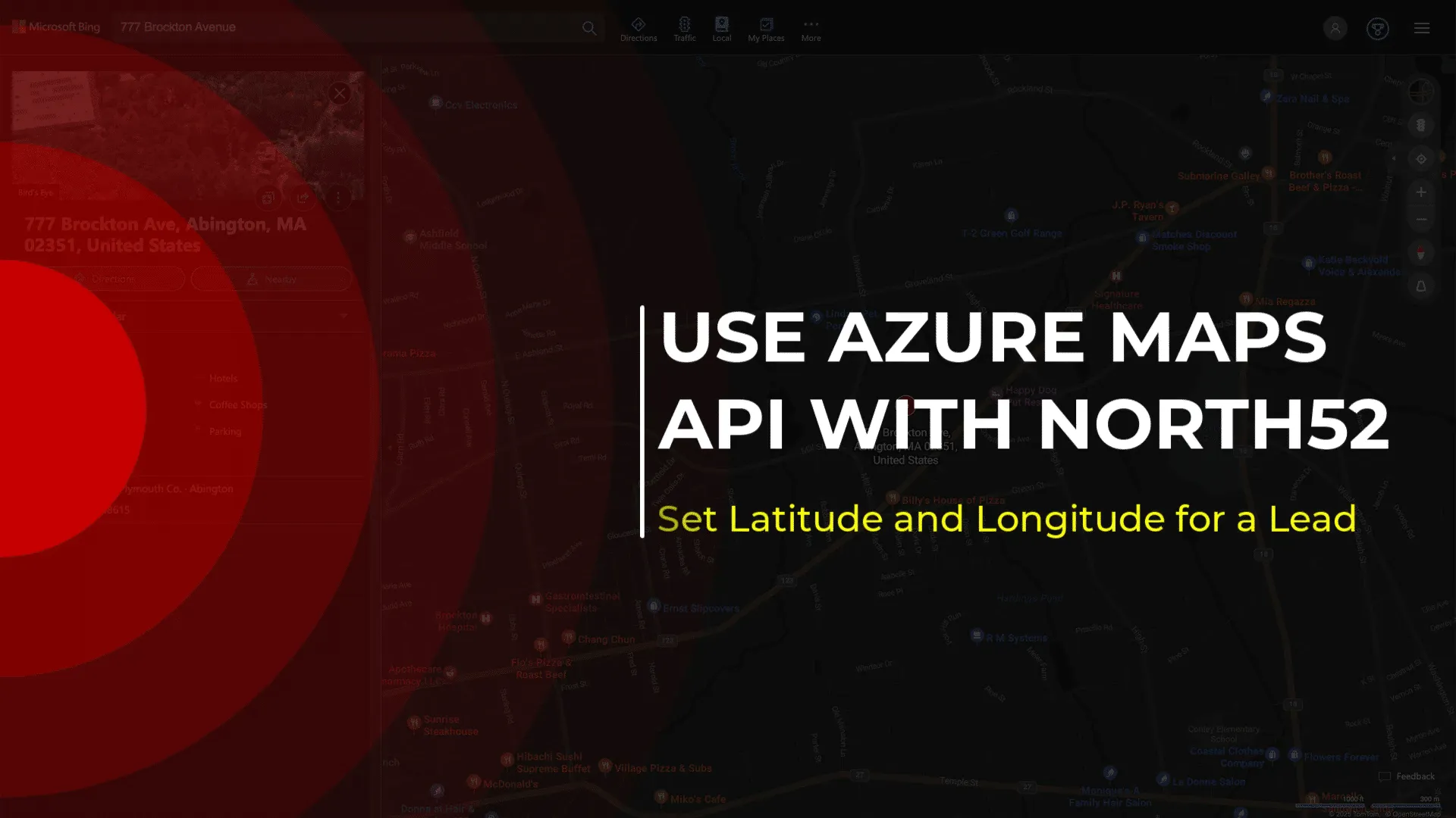 Use Azure Maps Get Search Address API to set Latitude and Longitude